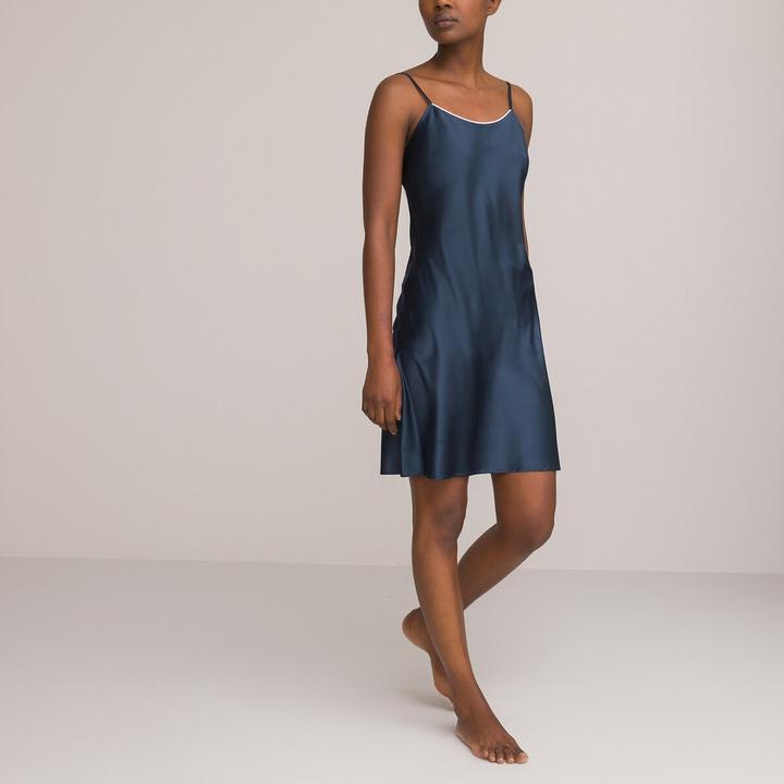 Produktbild La Redoute Collections Nachthemd mit schmalen Trägern (50)