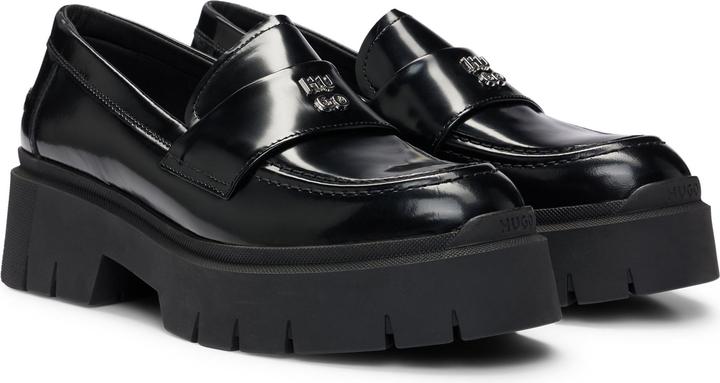 Actual product image HUGO Kris Loafer Brogue Flat Moccasins (41)