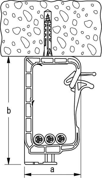 Actual product image Fischer SHA 15 collective holder (50 pcs.)