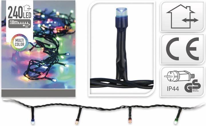 Produktbild Mondex ŁAŃCUCH LED 240L MULTIKOLOR 18M (0.09 m)