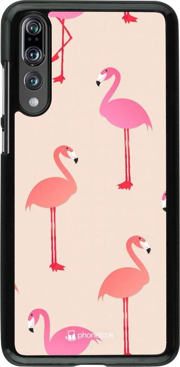Actual product image PhoneLook Coque Pink Flamingos Pattern (Huawei P20 Pro)