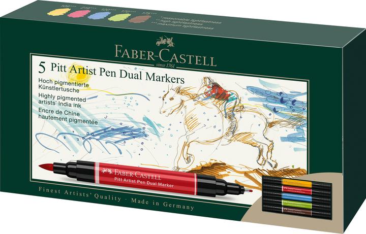Image du produit Faber-Castell Crayon à encre de Chine (Multicolore, 5 x)