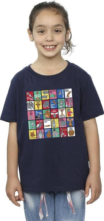 Immagine prodotto Tom & Jerry Grid Squares Maglietta Ragazze (152, 158)