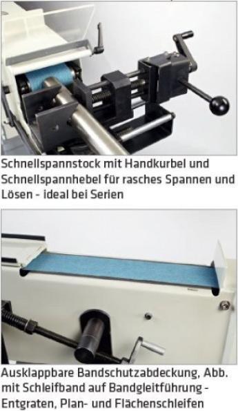 Image du produit Elmag - Radienschleifmaschine Modell RSM 100x2000-inkl. Rollensatz 7 tlg.D = 20, 26, 32, 42, 48, 60 (Ponceuse à bande)