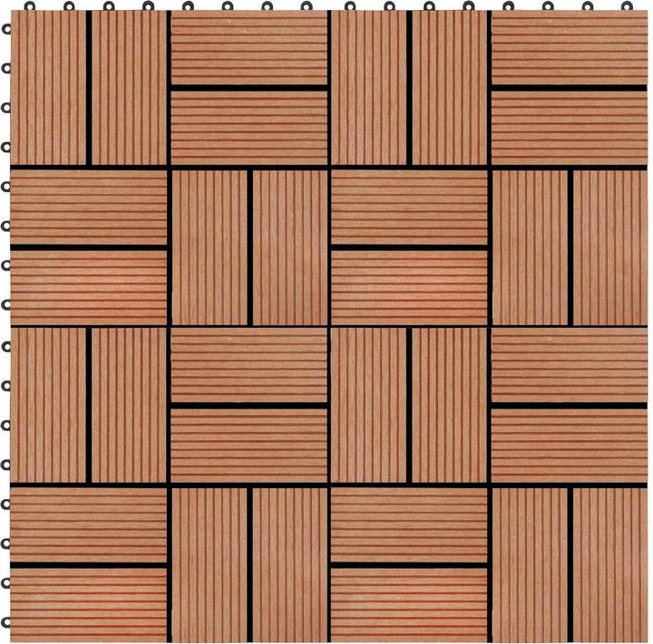 Produktbild vidaXL Terrassenfliese (11x, 30 x 30 cm)