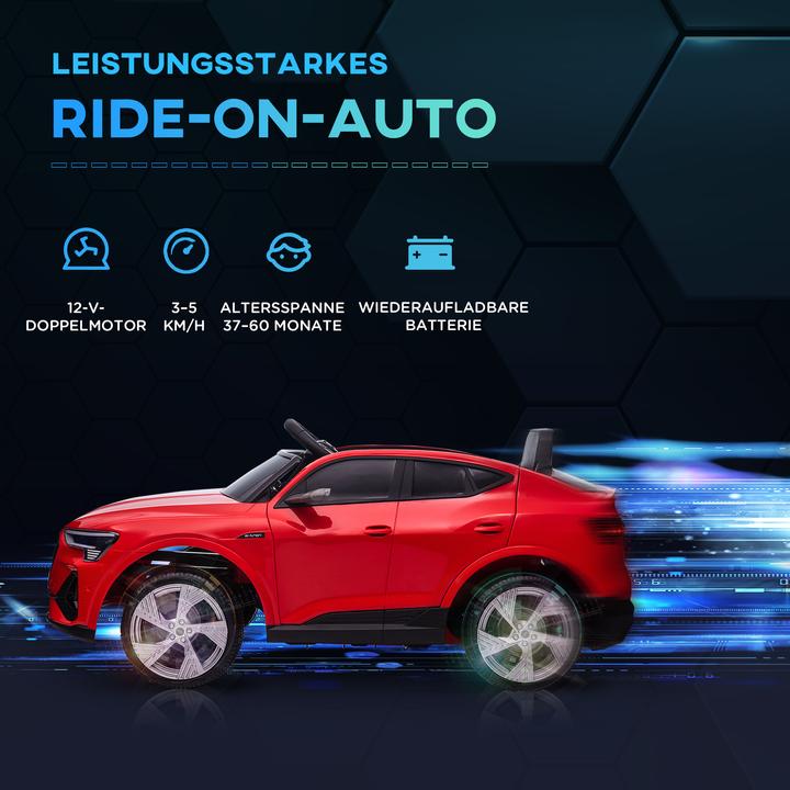 Actual product image Homcom Children's electric car with remote control and music function (12 V)