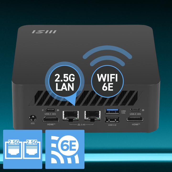 Actual product image MSI Cubi Z AI 8M-006BEU (AMD Ryzen 7 8845HS)