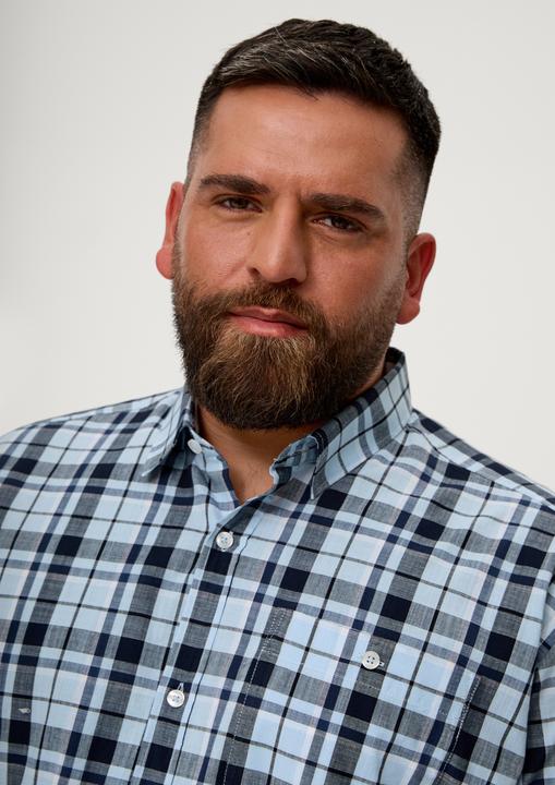 Immagine prodotto s.Oliver Hemd Kariertes Hemd aus Baumwolle (XXL)