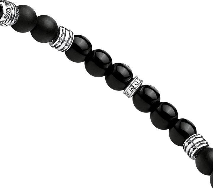 Produktbild Thomas Sabo Armband Talisman schwarz (17 cm, 925er Silber)