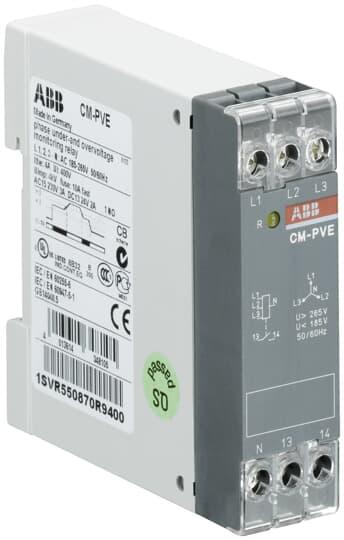 Actual product image ABB Phase monitor PVE,neutral wire