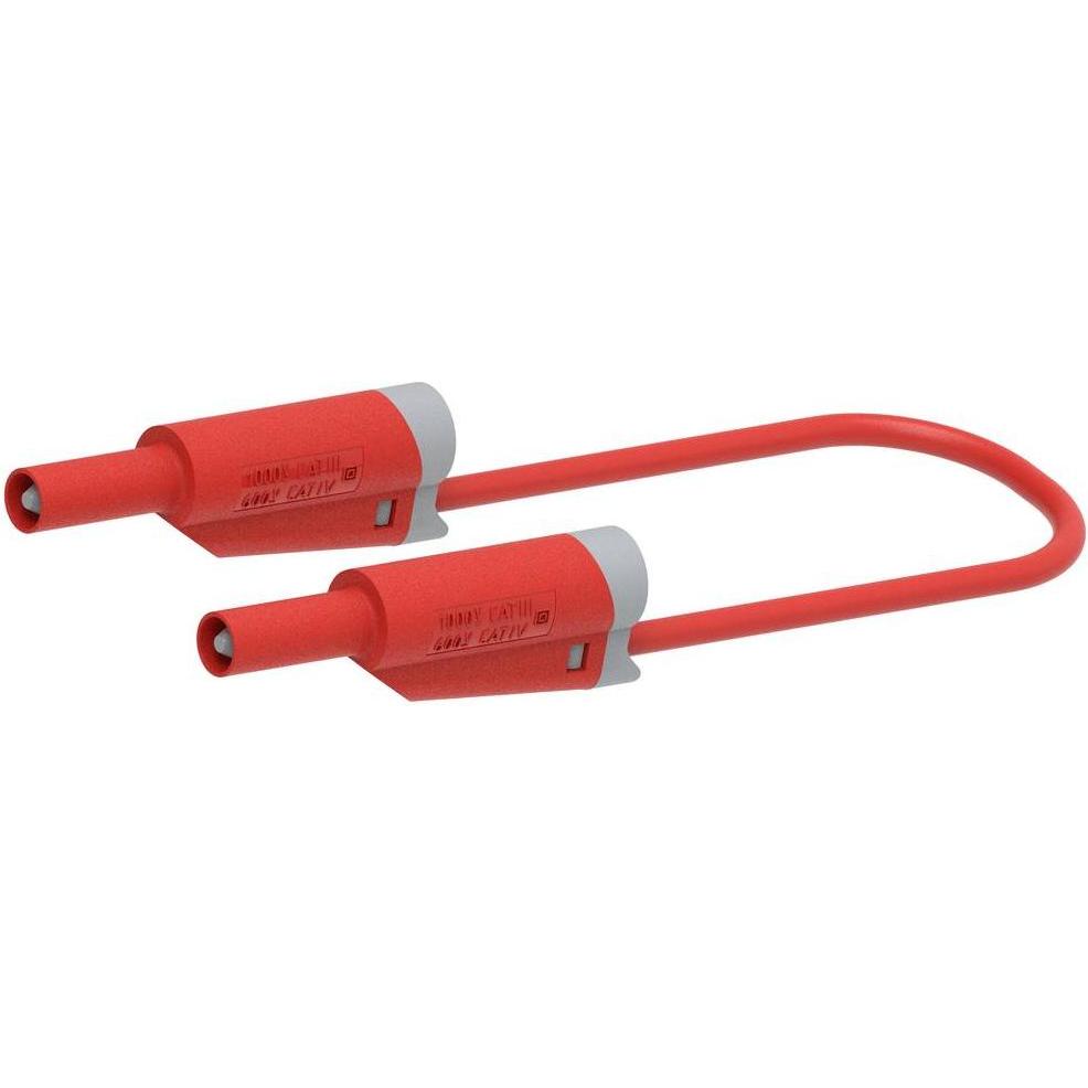 Thumbnail - Electro PJP, Messleitung, 2710-IEC-CD1-25R Messleitung Lamellenstecker 4 mm Lamellenstecker 4