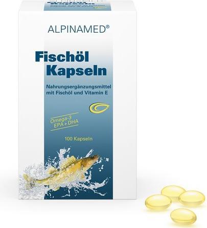 Immagine prodotto Alpinamed Olio di pesce (100 Pezzo/i, Pillole, 70 g)