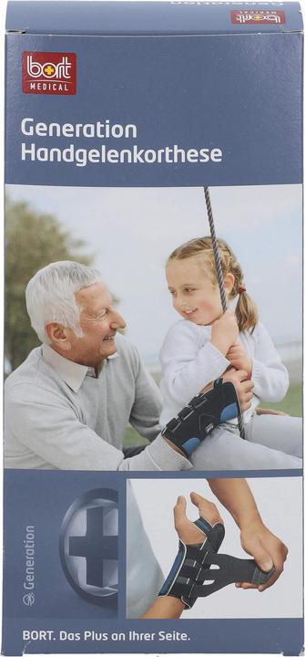 Produktbild Bort Medical Generation Handgelenkbandage M links blau (M)