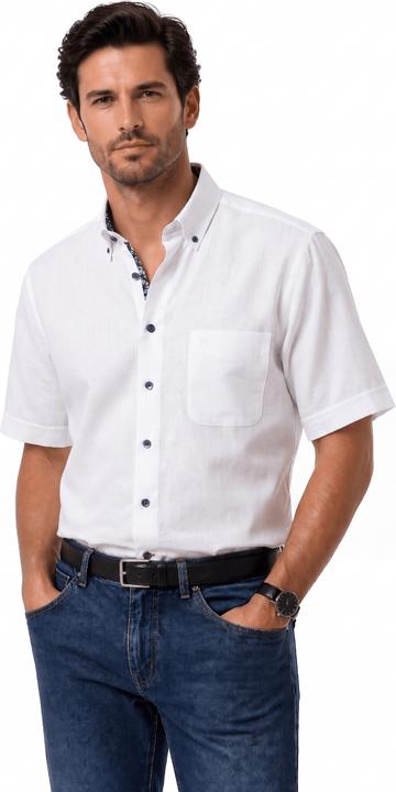 Immagine prodotto Kauf "Bari Button Down Langarm regular fit mit Kontrast mit Leinen" (XXL)