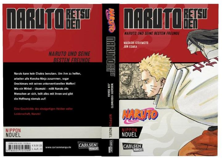 Image du produit Naruto Retsuden: Naruto und seine besten Freunde (Nippon Novel) (Allemand, Jun Esaka, Masashi Kishimoto, 2023)