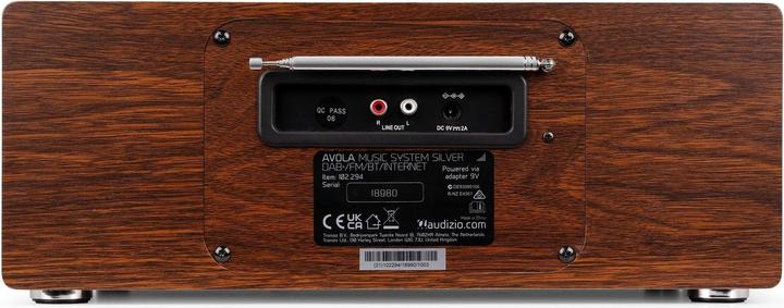 Immagine prodotto Audizio Avola (Web radio, DAB, FM, Bluetooth, WiFi)