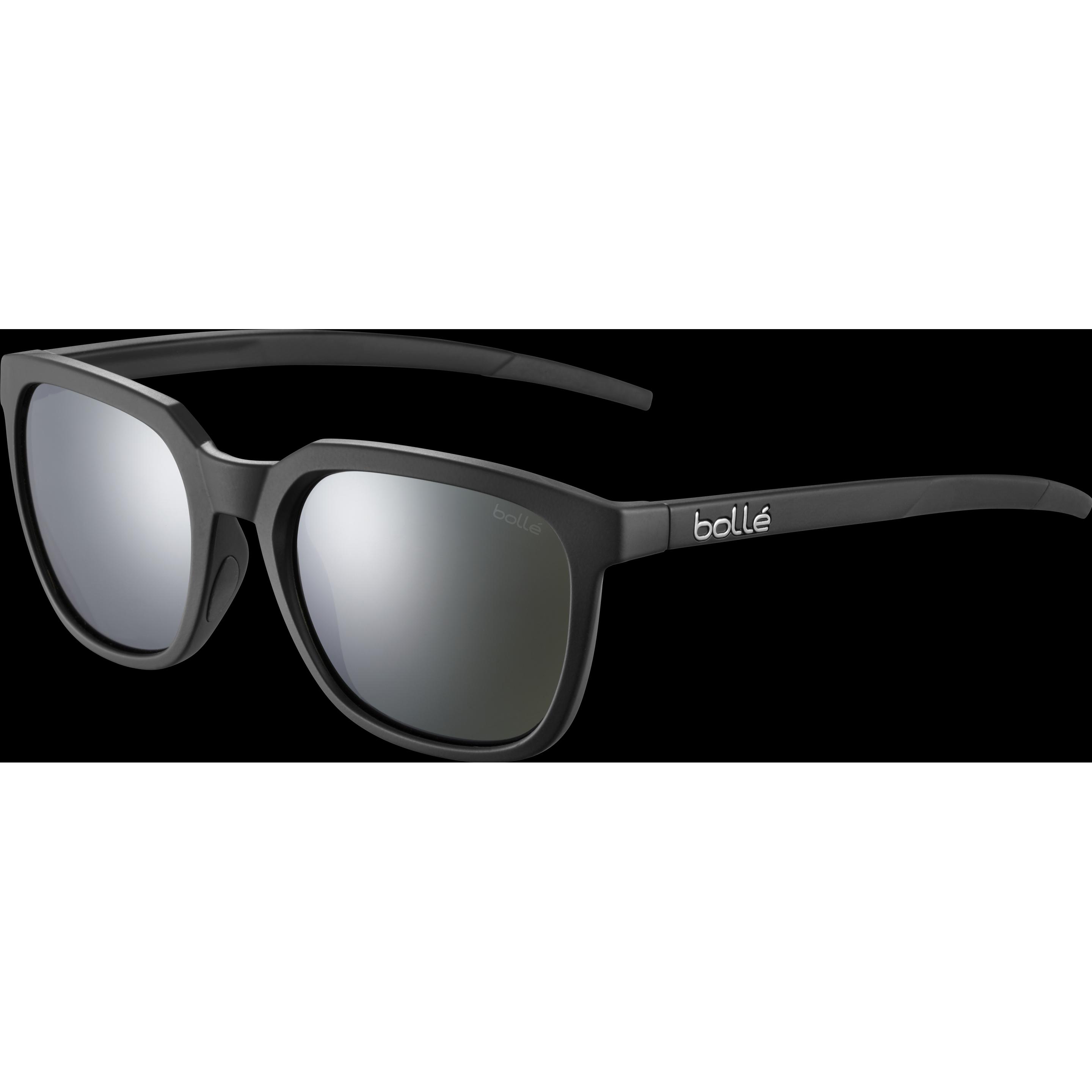 Bollé, Herren, Sportbrille, Talent Polarized S3 (VLT 15%) (Black Matte, Volt+ Gun Polarized), Schwarz