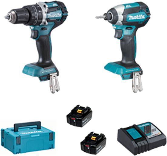 Actual product image Makita DLX2180TJ Set (Rechargeable battery operated)