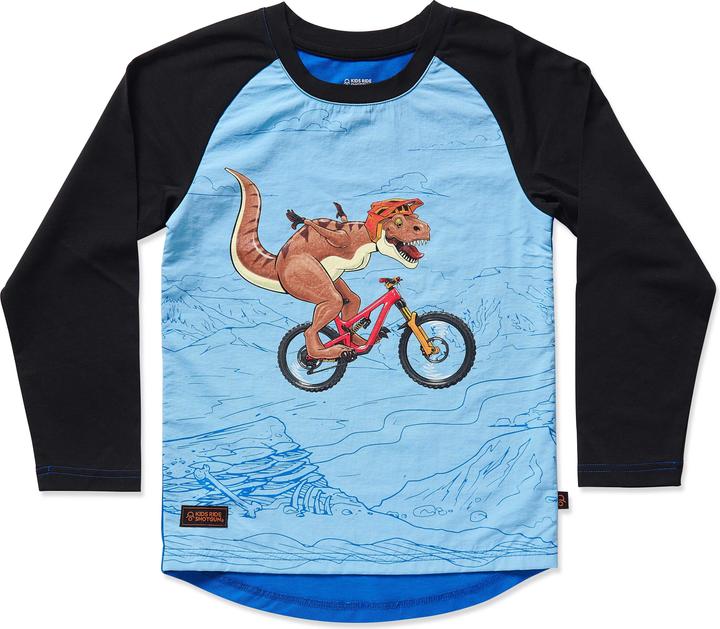 Produktbild Kids Ride Shotgun Dino Windproof Kids MTB Jersey (110, 116)