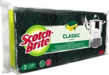 Actual product image Scotch-Brite Pot cleaner Colour: yellow/green (3 pcs.)