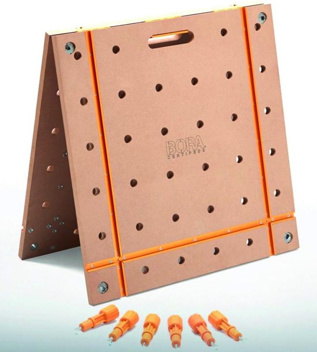 Actual product image Werkstarck Tischplatte mit Nutenschine BORA MFT (Metal)