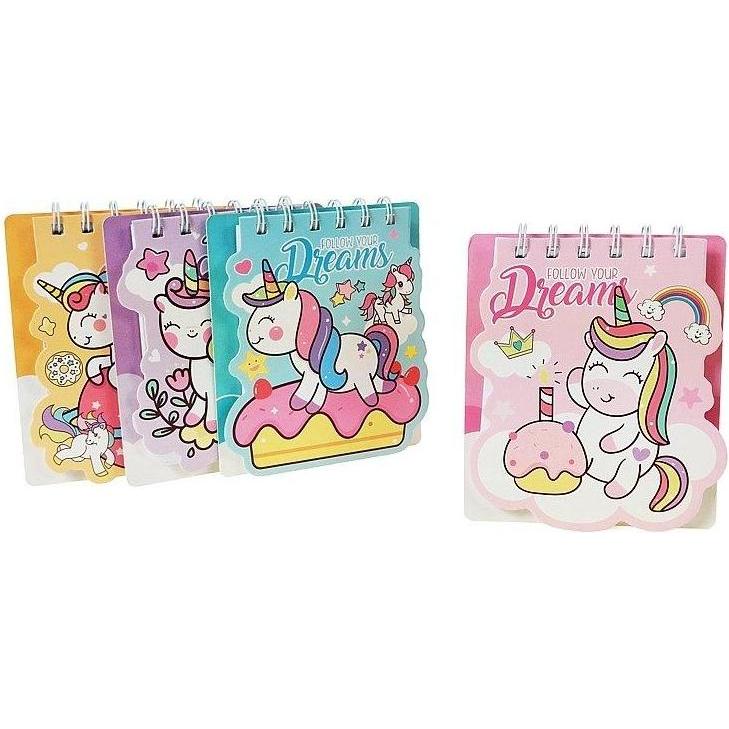 Adar, Quaderni + Bloc notes, Einhorn-MIX-Spiralnotizbuch