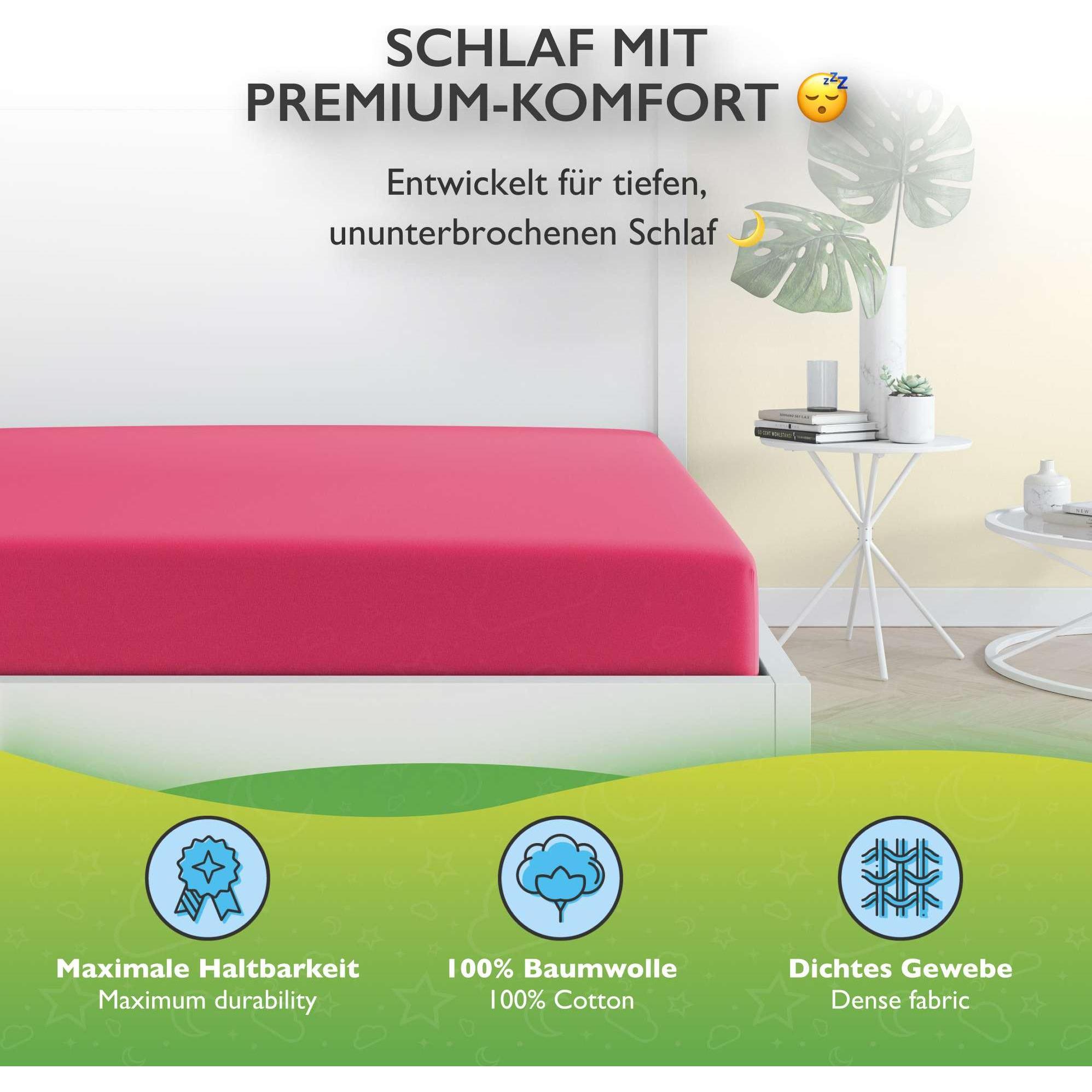 Thumbnail - Etérea, Fixleintuch, Comfort Jersey Topper (140 x 200 cm, 160 x 200)