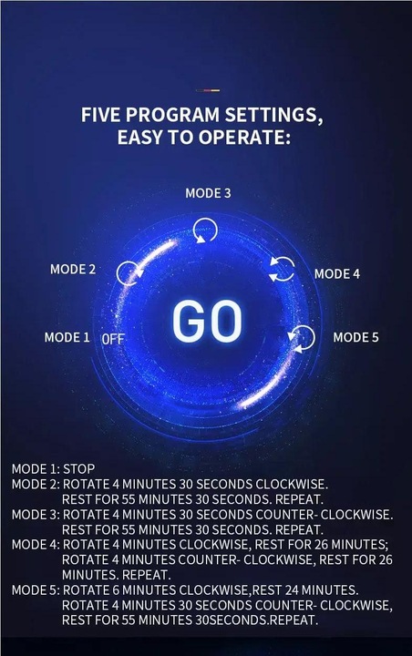 Actual product image Jamb 5 modes (4 x)