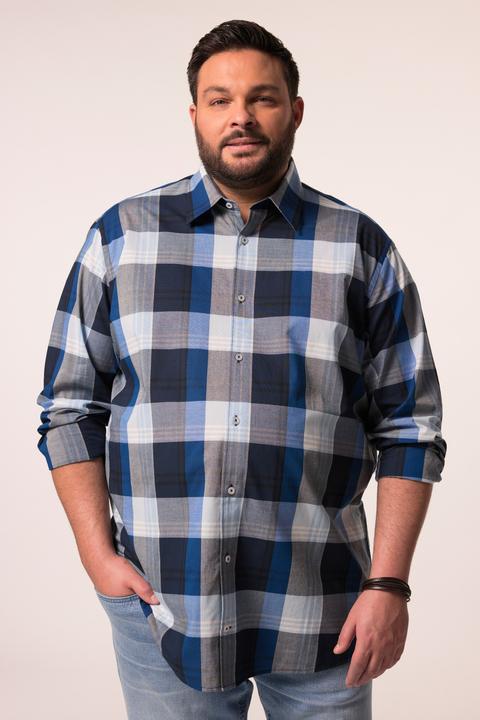 Produktbild Men+ Karohemd, Langarm, Kentkragen, Comfort Fit (5XL)