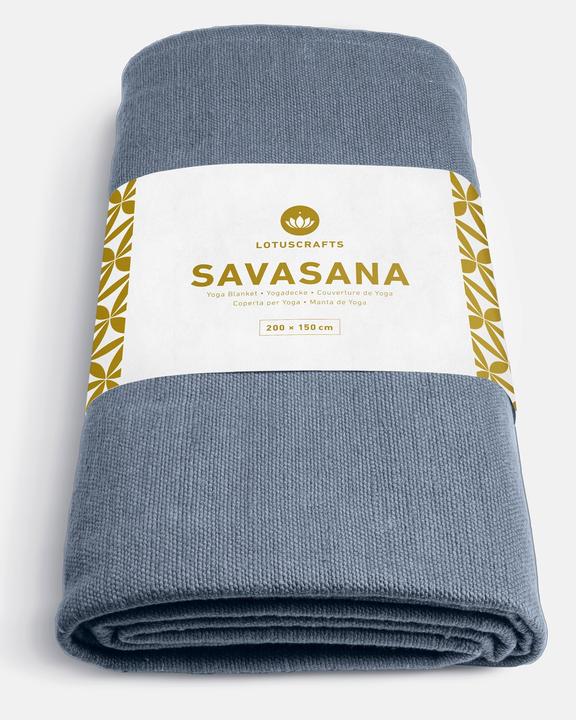 Lotuscrafts Yogadecke Savasana 100% Baumwolle Natur
