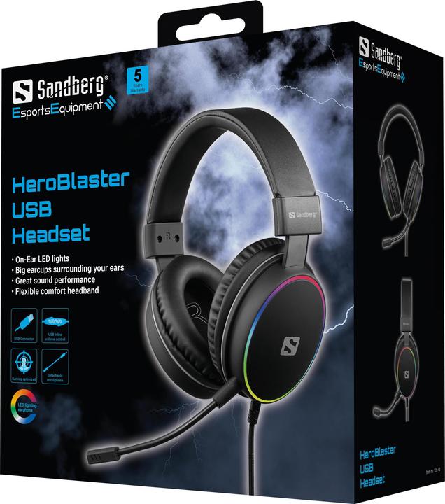 Produktbild Sandberg HeroBlaster USB Headset (Kabelgebunden)