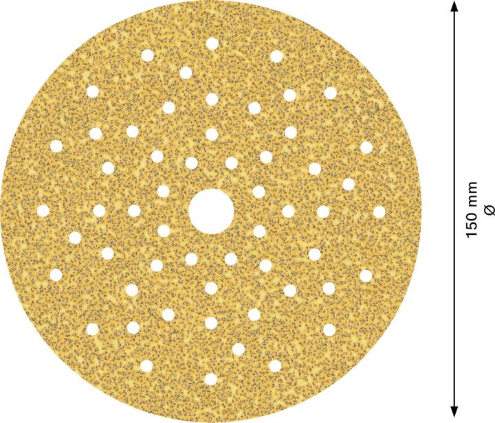 Immagine prodotto Bosch Professional Zubehör Expert C470 Carta vetrata multiforo per levigatrice rotorbitale, 150 mm, G 40, 50 pezzi. (40)