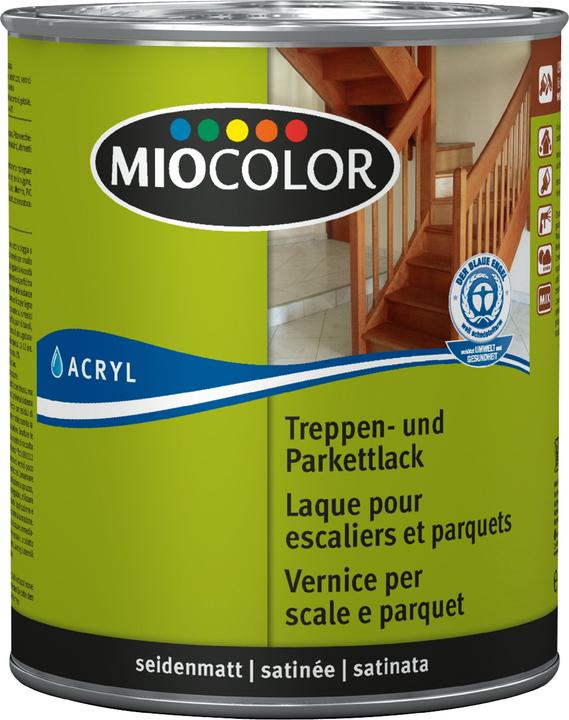 Immagine prodotto Miocolor Lacca per scale e parquet in seta opaca (Trasparente, Incolore, 0.75 l)