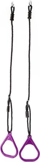 Actual product image Hörby Bruk Trapeze rings med reb, lilla