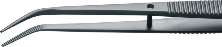 Actual product image Rubis Tweezers, grooved pointed, Inox