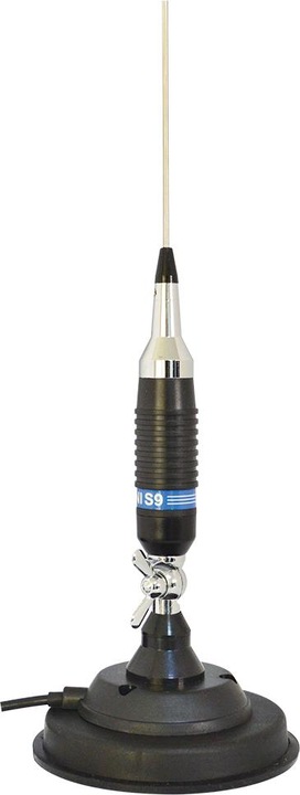 Actual product image PNI CB antenna S9 length 120 cm and butterfly magnet 120/DV 125 mm included in the scope of