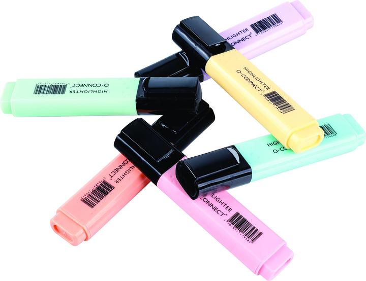 Actual product image Q-Connect Highlighter Pastel (6x)
