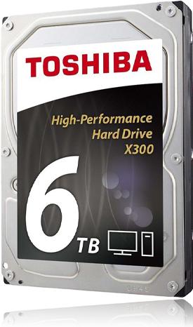 Actual product image Toshiba X300 Retail (6 TB, 3.5", CMR)