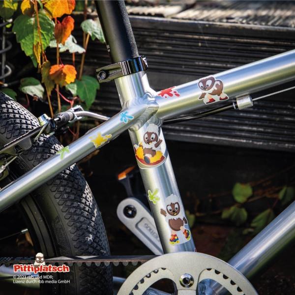 Actual product image Farbviereck Reflective Pittiplatsch Motifs Sticker / Sticker