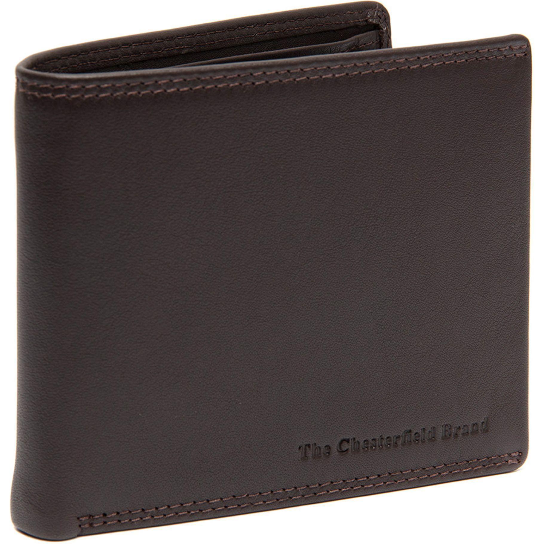 The Chesterfield Brand, Herren, Portemonnaie, Stephens Geldbörse RFID Schutz Leder 11 cm, Braun