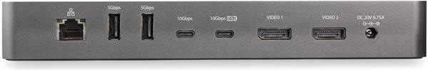 Produktbild StarTech TB3CDK2DP (USB-A, USB-C, 5 Ports)