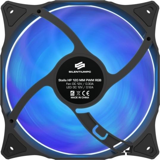 Actual product image Silentium PC Stella HP RGB 120 PWM computer case fan (120 mm, 1 x)
