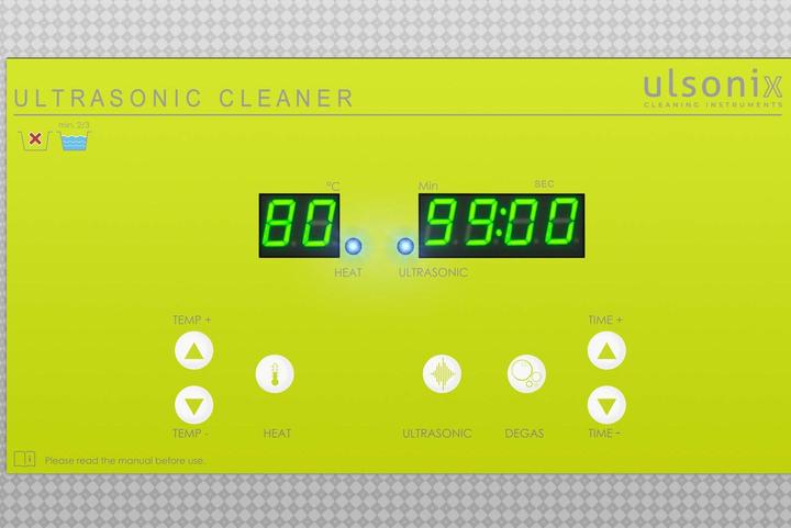 Actual product image Ulsonix Ultrasonic Cleaner - degas - 6.5 L (40 kHz, 6.50 l)