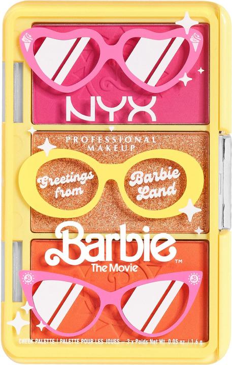 Actual product image NYX Professional Make-Up Cheek Palette Barbie Limited Edition (Greetings from Barbie-Land)