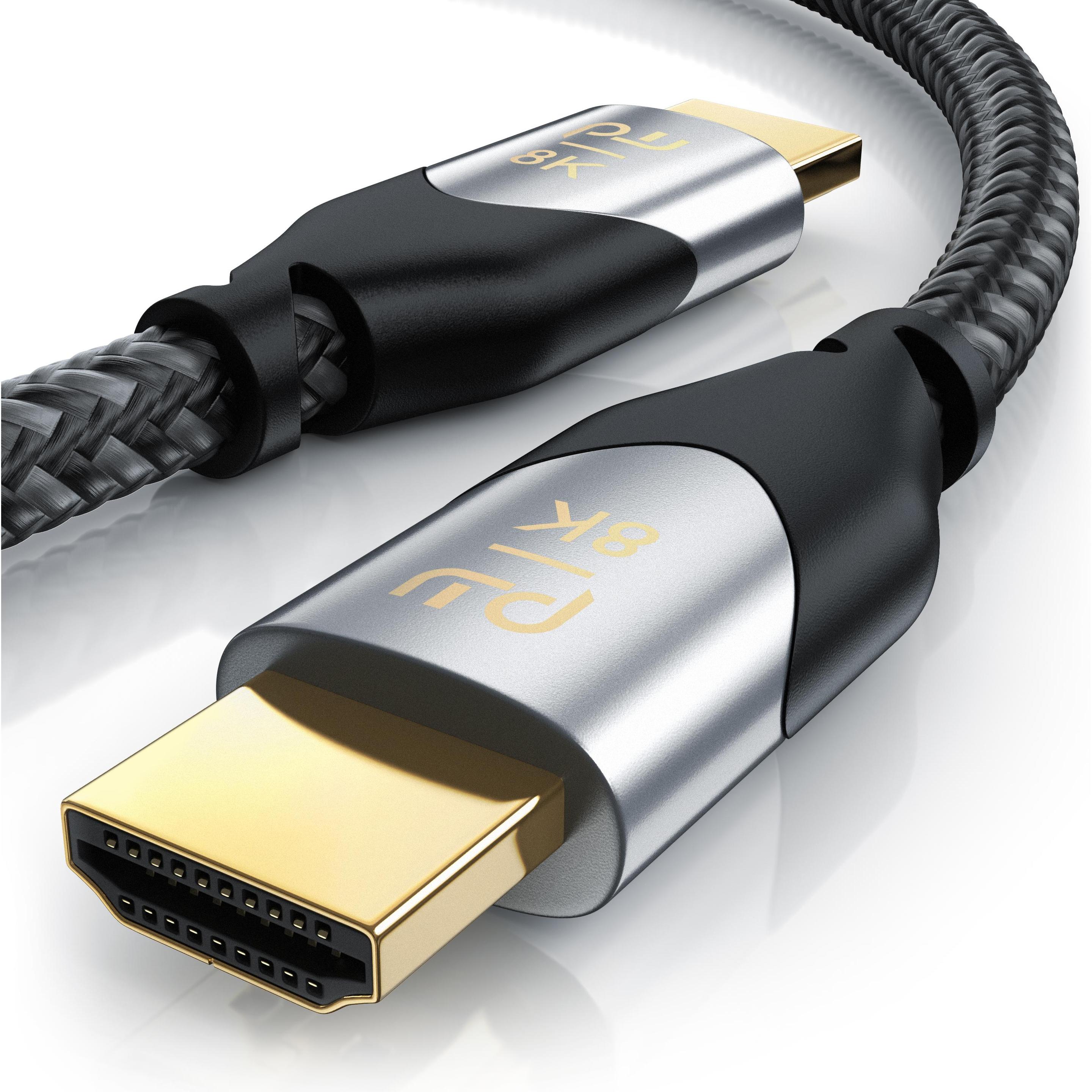Primewire HDMI Kabel 2.1, Typ A, UHD, Ethernet, 8K 7680 x 4320 @ 120 Hz, 4k @ 240 Hz, 3D TV, eARC, HDR10+ (4 m, HDMI), V...