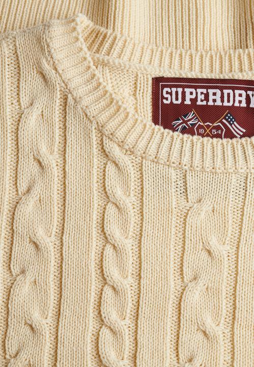 Actual product image Superdry Essentials Slender Cable Sweater (M)
