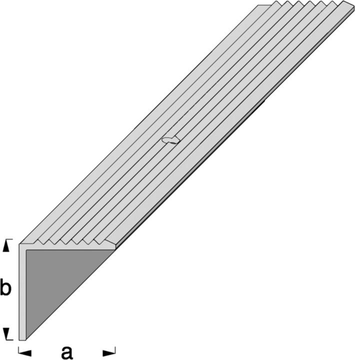 Produktbild Alfer Treppenprofil Alu gelocht 2 m