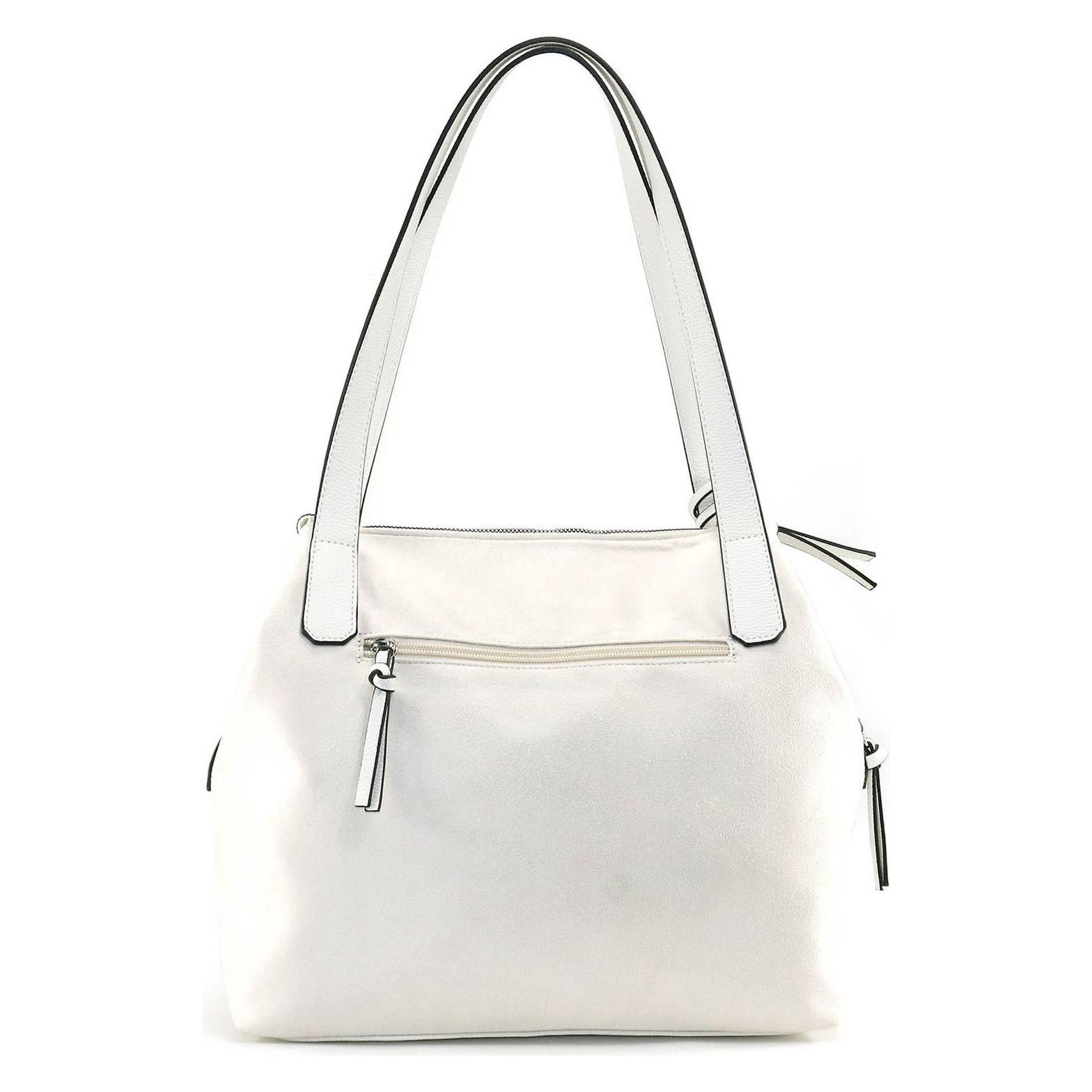 Tamaris, Damen, Tasche, Cora City Shopper L, Mehrfarbig, Beige