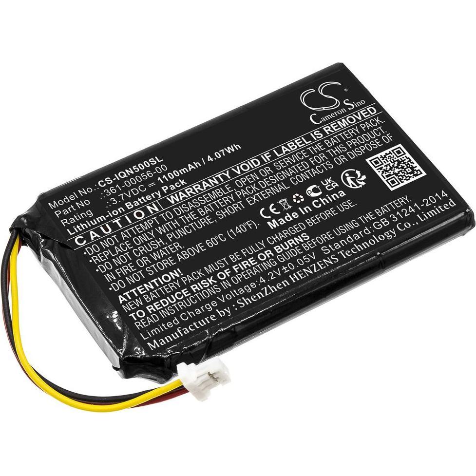 NoName Batteria per Garmin Nuvi 30 ecc. 1100mAh, 3.7V (1 pz., Specifico del dispositivo, 1100 mAh), Batterie + pile