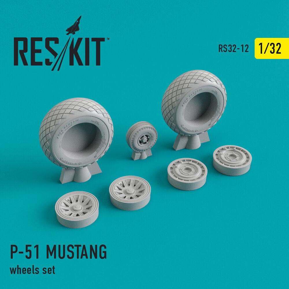 ResKit P-51 Mustang wheels set